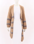 Les Tricot D'o Mohair Blend Knit Long Cardigan