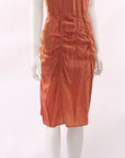 Acne Studio Ruched Midi Dress Size 36 | AU 8