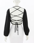 Sir the Label Silk 'Indre' Laced Top Size 1