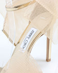 Jimmy Choo 'Aveline' 100 Bow Sandals Size 37