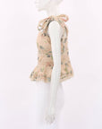 Zimmermann 'Kirra' Floral Printed Linen Top 2