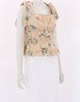 Zimmermann 'Kirra' Floral Printed Linen Top 2