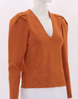 Zimmermann Crepe Knit Long Sleeve Top Size 2
