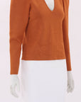 Zimmermann Crepe Knit Long Sleeve Top Size 2