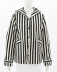 Apuntob Striped Hooded Jacket Size Large