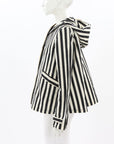 Apuntob Striped Hooded Jacket Size Large