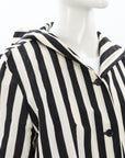 Apuntob Striped Hooded Jacket Size Large