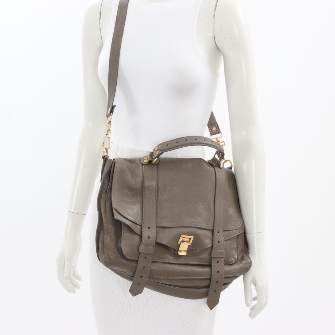 Proenza Schouler PS1 Large Lux Leather Satchel