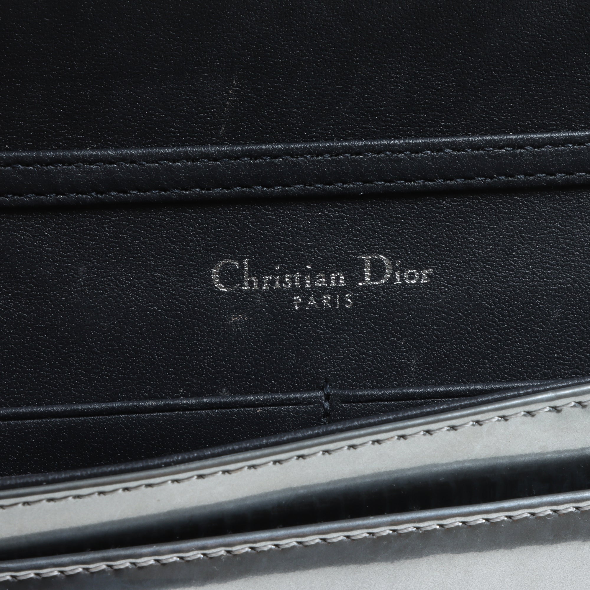 Christian Dior Metallic Micro Cannage Diorama Small Crossbody