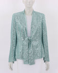 Carla Zampatti Moonlight Over Paris sequin Jacket Size 10