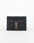 Saint Laurent Monogram Chevron Cardholder