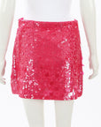 P.A.R.O.S.H. High-Waisted Sequin Mini Skirt Size M
