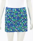P.A.R.O.S.H. Floral Sequin-Embellished Mini Skirt Size M