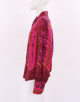 Coco Ribbon Cherry Bomb Print Blouse Size Large