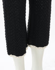 Chanel 2022 Cropped Knit Pants FR 36 | AU 8