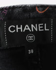 Chanel Spring 2022 Logo Jeans Size FR 38 | AU 10