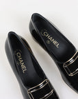 Chanel Coco Mark Patent Leather Loafers Size 39