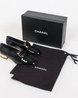 Chanel Coco Mark Patent Leather Loafers Size 39