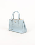 Prada Saffiano Lux Double Zip Small Tote Bag