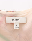 Oroton Ticket Print Slip Dress Size 16