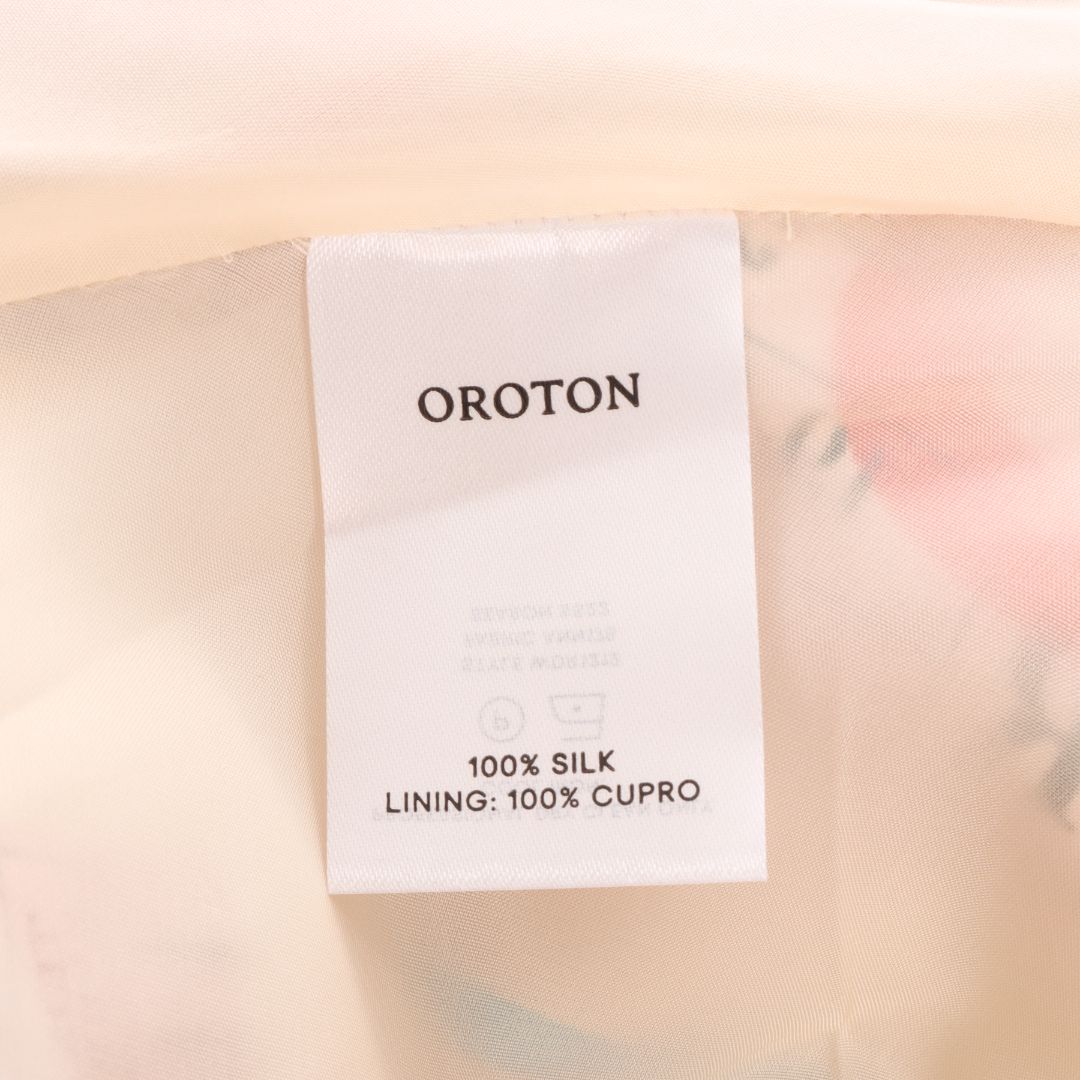 Oroton Ticket Print Slip Dress Size 16