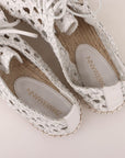 Zimmermann Woven Leather Espadrilles Size 38