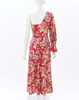 Peter Pilotto Printed Crepe One Shoulder Dress Size 6