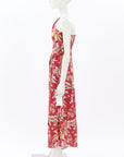 Peter Pilotto Printed Crepe One Shoulder Dress Size 6