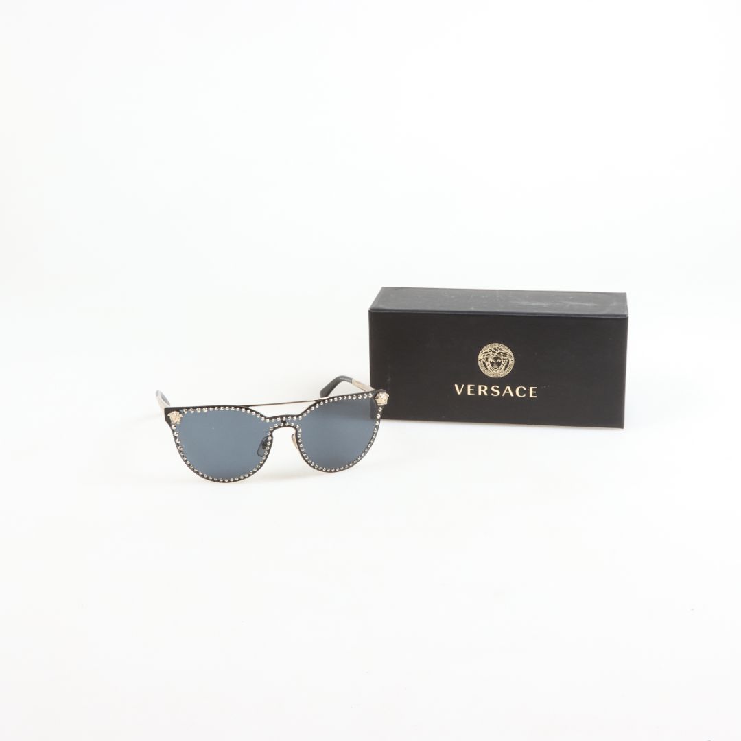Versace Stud Detail Sunglasses