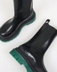 Bottega Veneta Calfskin 'Tire' Chelsea Boots Size 38