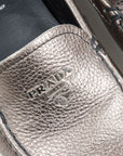 Prada Metallic Loafers Size 37.5