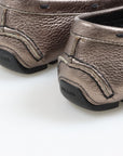 Prada Metallic Loafers Size 37.5