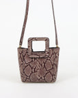 Staud 'Shirley' Snake Print Bag