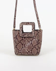 Staud 'Shirley' Snake Print Bag