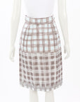 Loro Piana Checked Skirt Size IT 40 | AU 8