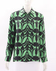 La DoubleJ Boy Silk Print Shirt Size Small