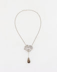 Julia DeVille Amethyst Leaf Necklace