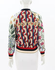 Gucci 2017 Silk Tiger Print Bomber Jacket Size IT 38 | AU 6