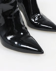 Saint Laurent 'Opyum' Patent Leather Ankle Boots Size 39