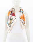 Hermes Le Bal Masque Silk Scarf