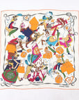 Hermes Le Bal Masque Silk Scarf