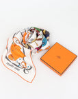 Hermes Le Bal Masque Silk Scarf