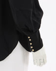 Zimmermann Silk Long Sleeve Top Buckle Detail Size 0