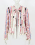 Altuzarra Embroidered Tasselled Jacket Size IT 38 | AU 6