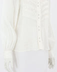 Aje 'Odette' Chevron Blouse Size 8