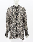 Scanlan Theodore Plumes Print Shirt Size 6