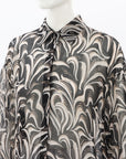 Scanlan Theodore Plumes Print Shirt Size 6