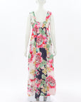 Johnny Was Silk Floral Maxi Dress Size XS