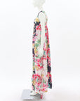 Johnny Was Silk Floral Maxi Dress Size XS