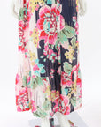 Johnny Was Silk Floral Maxi Dress Size XS